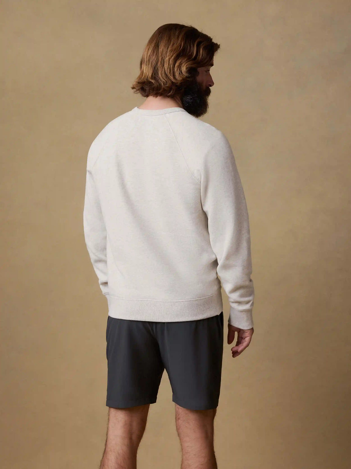 High Standard Fleece Crewneck - Antique Ivory Heather
