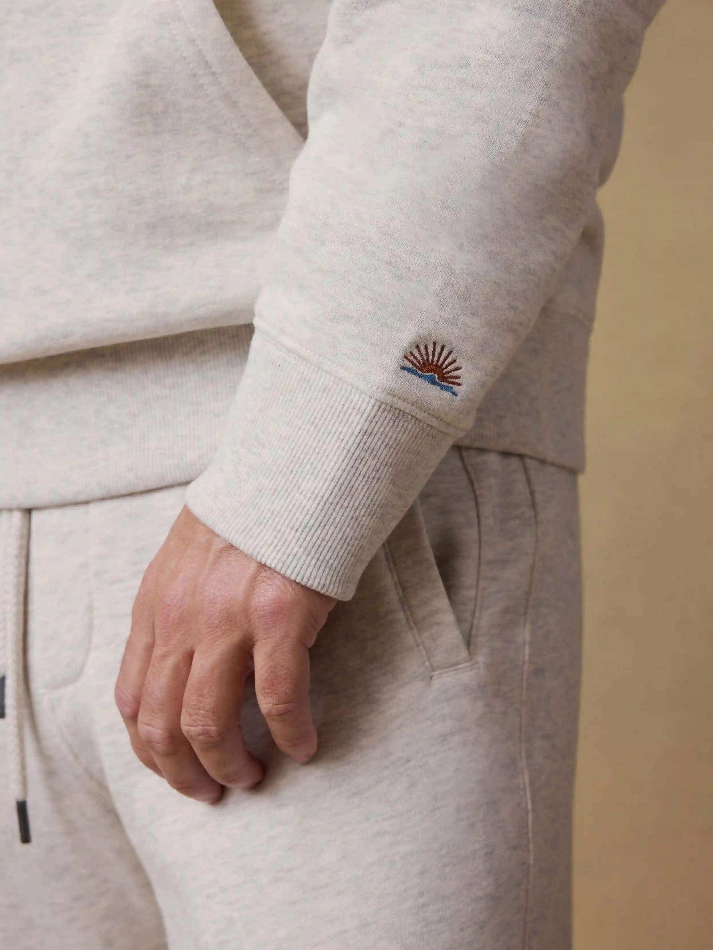 High Standard Fleece Hoodie - Antique Ivory Heather