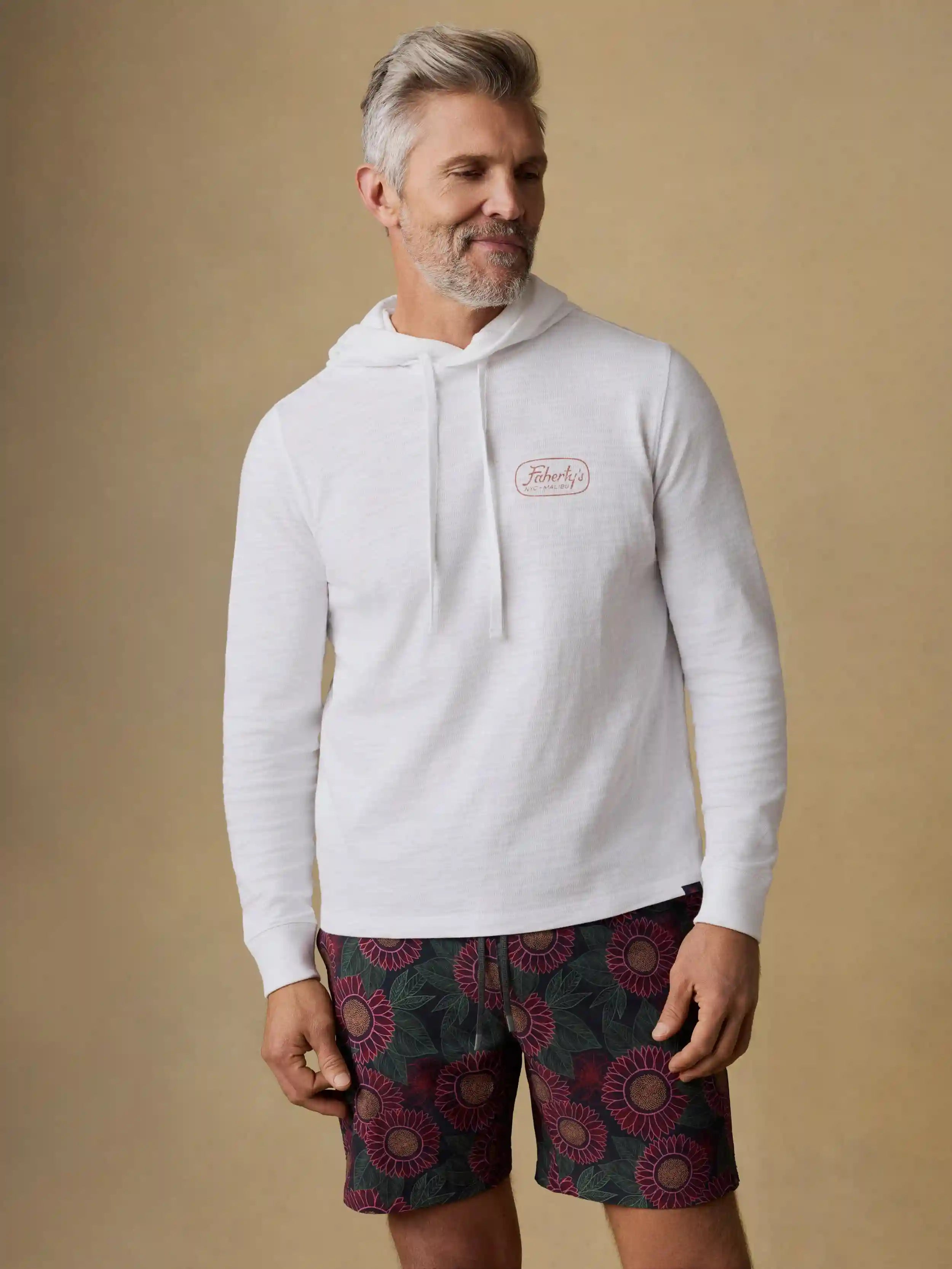 Surf Shop Sunwashed Organic Hoodie - White
