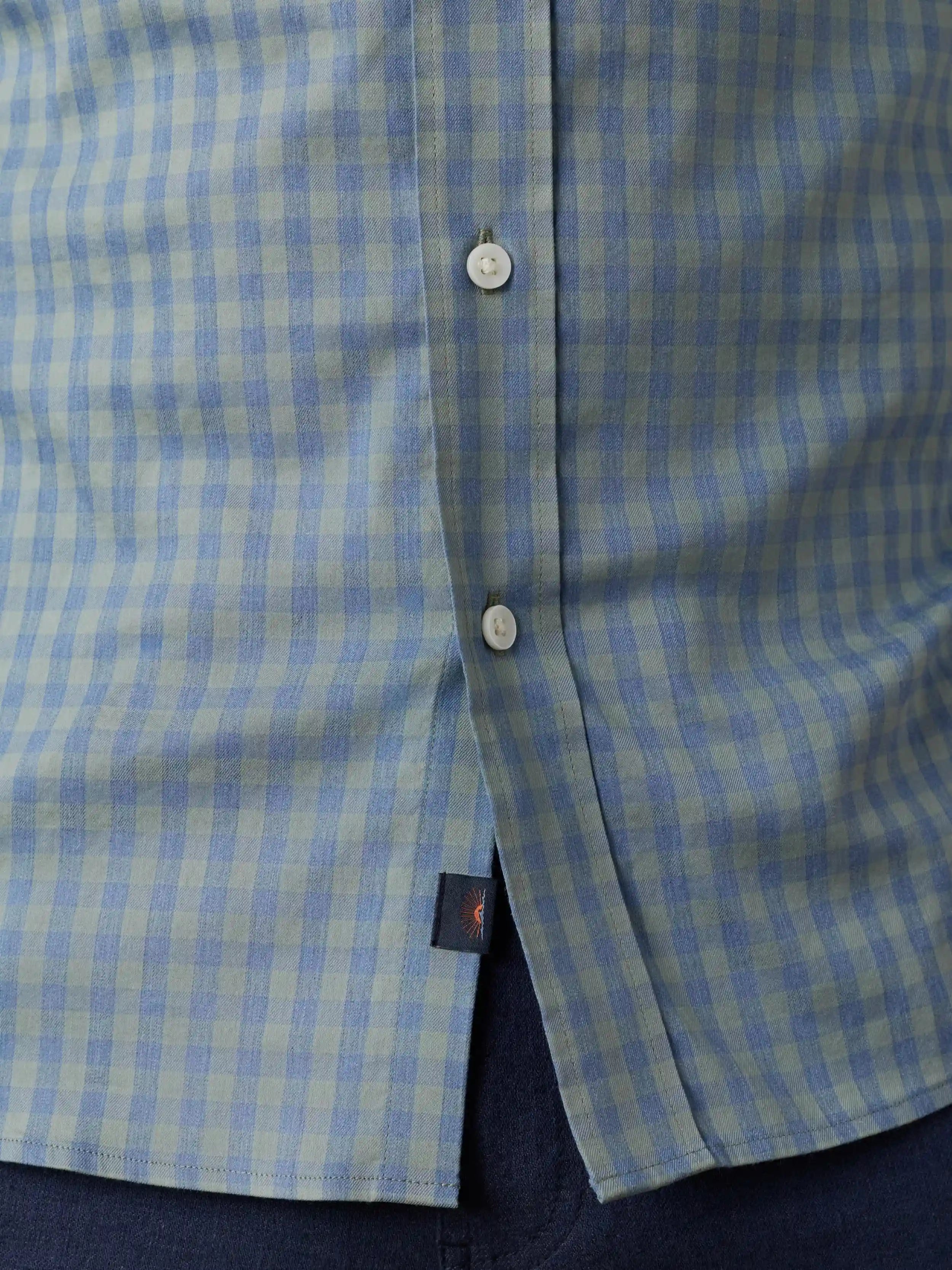 The Movement™ Shirt - Sage Marine Gingham