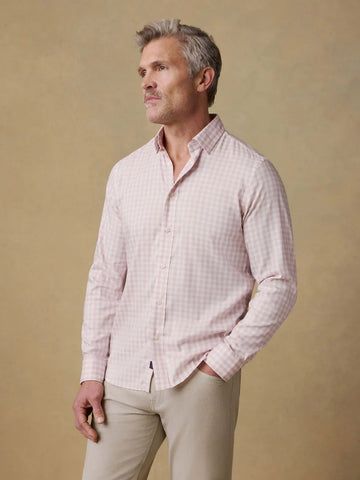 The Movement™ Shirt - Rose White Gingham