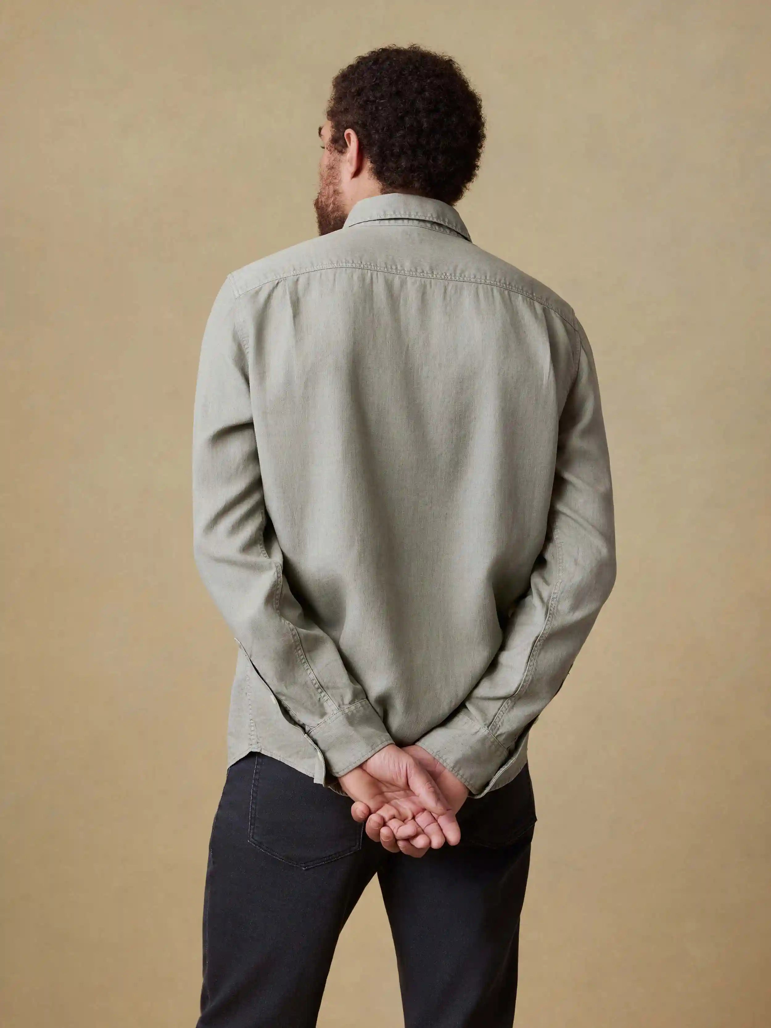 Tried & True Chambray Workshirt - Coastal Sage