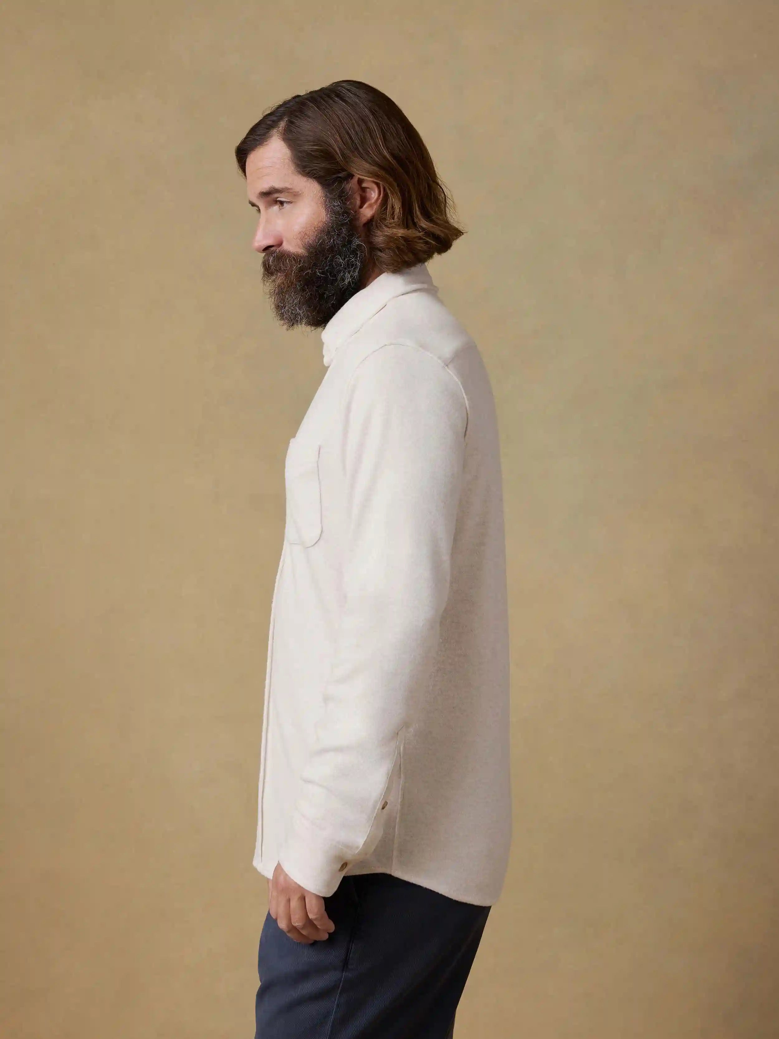 Legend™ Sweater Shirt (single Pocket) - Off White