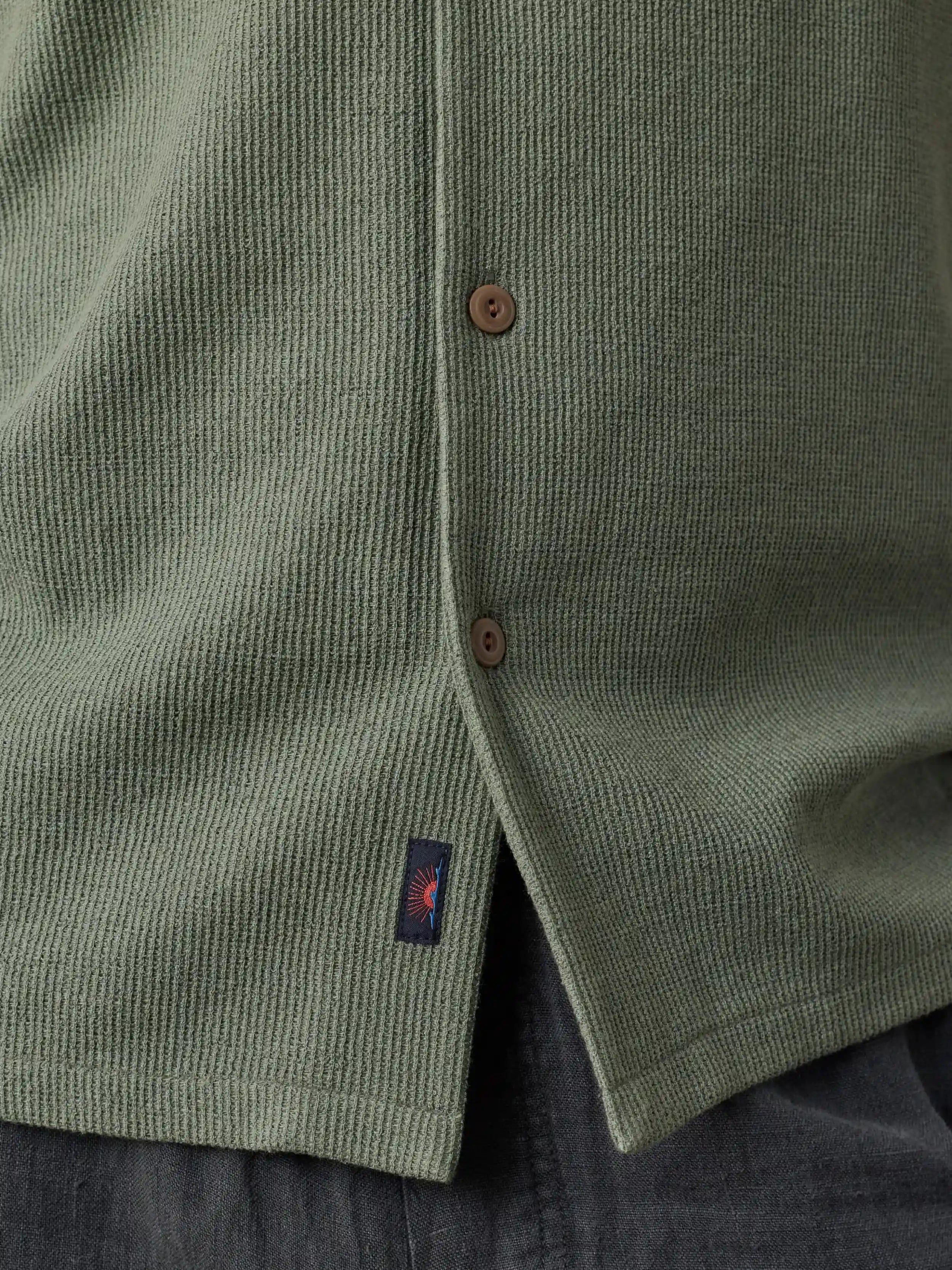 Short-Sleeve Oasis Camp Shirt - Faded Spruce