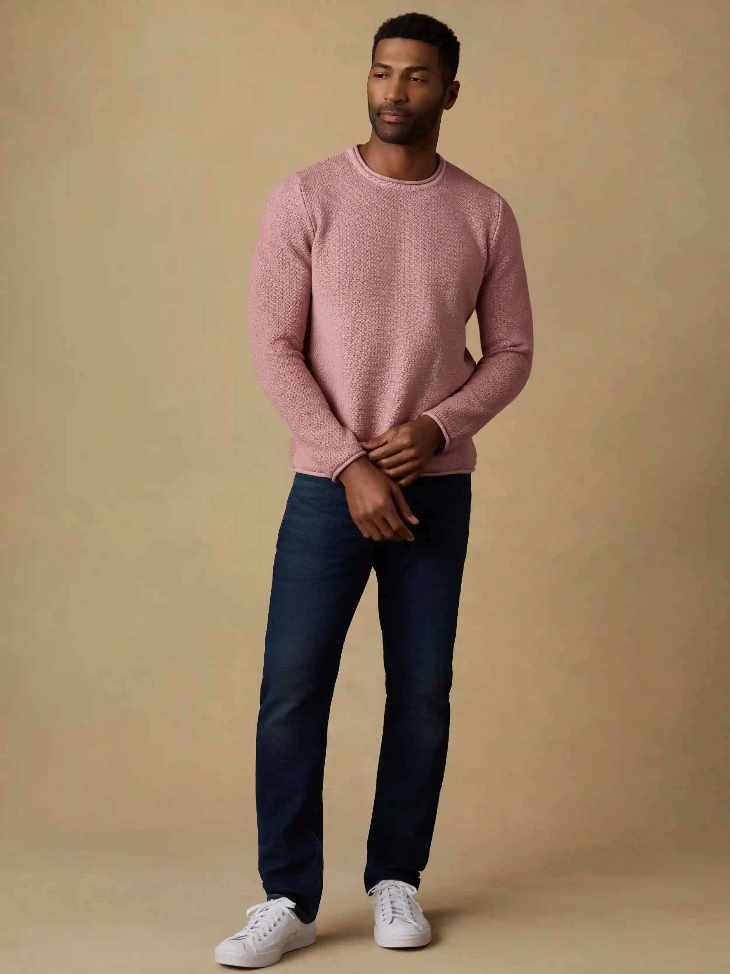 Sunwashed Dockside Sweater - Adobe