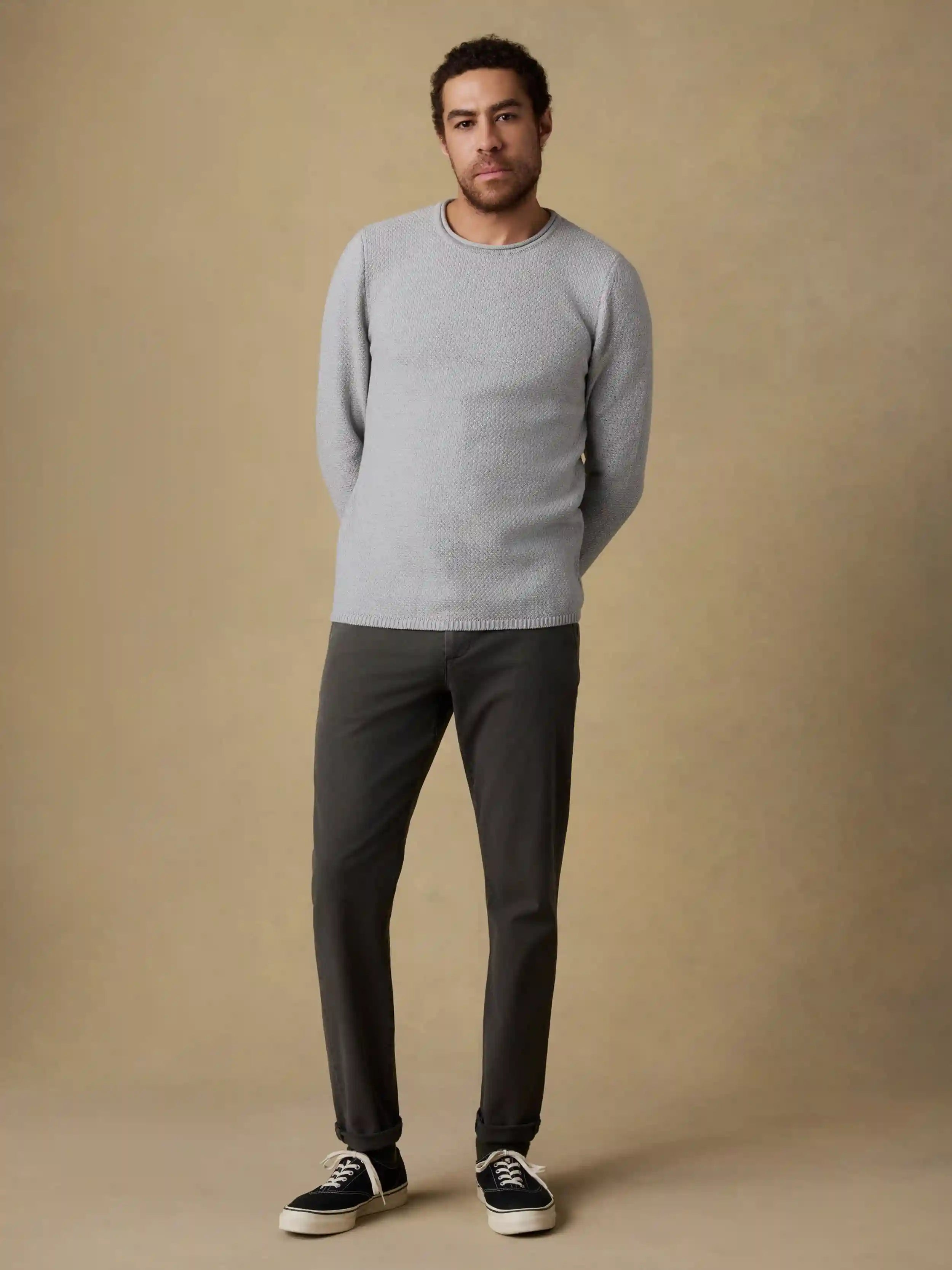 Sunwashed Dockside Sweater - Sierra Grey Heather