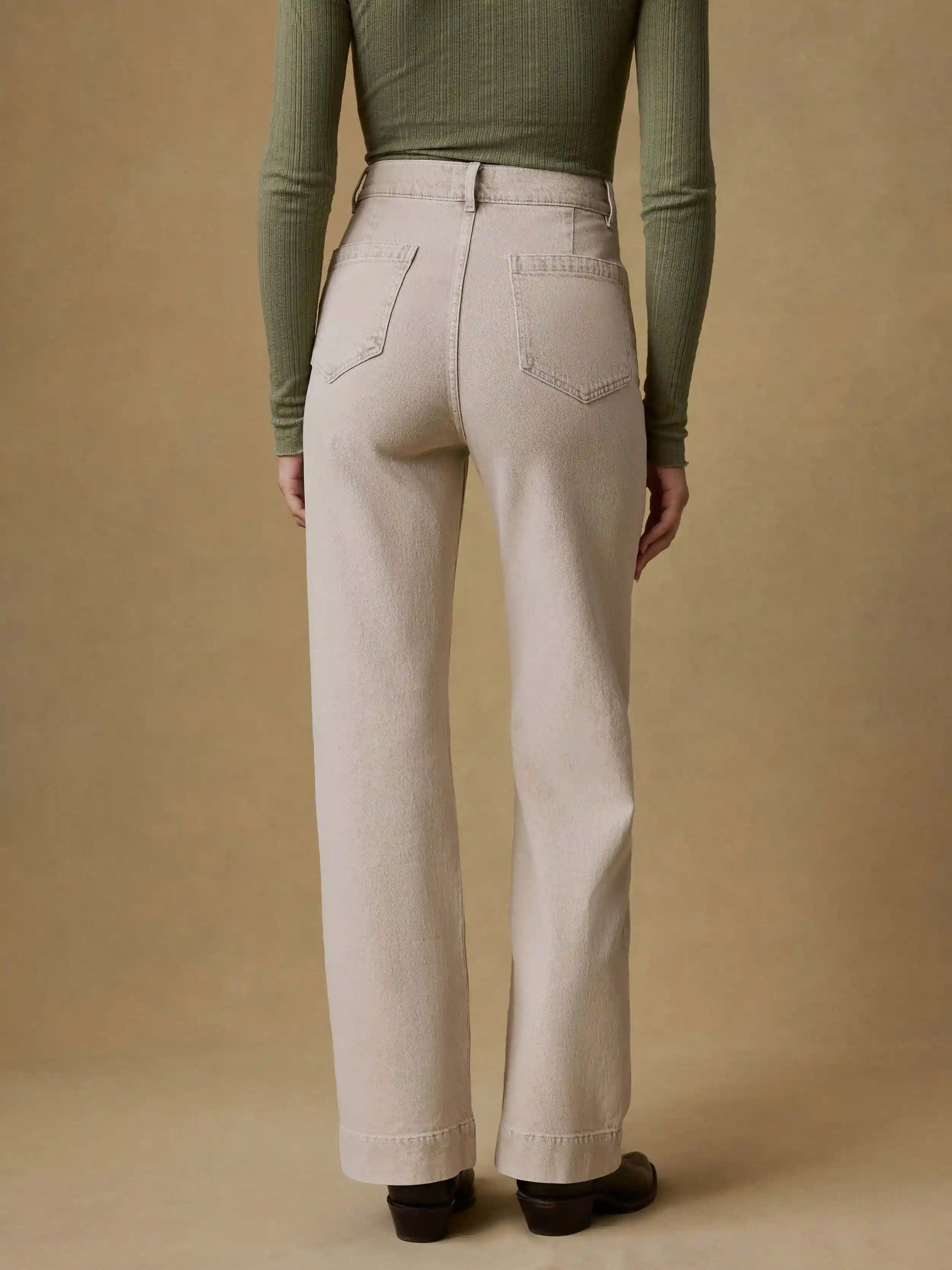 Sunfaded Denim Patch Pocket Pant - Sun Dune Wash