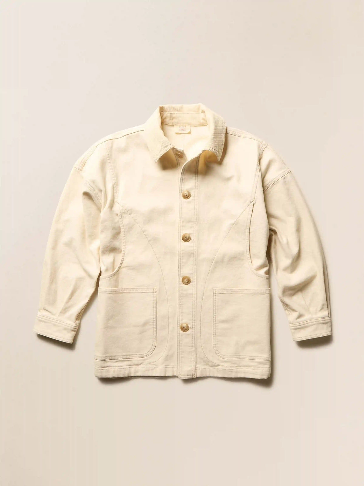Sunwashed Canvas Chore Jacket - Sea Salt