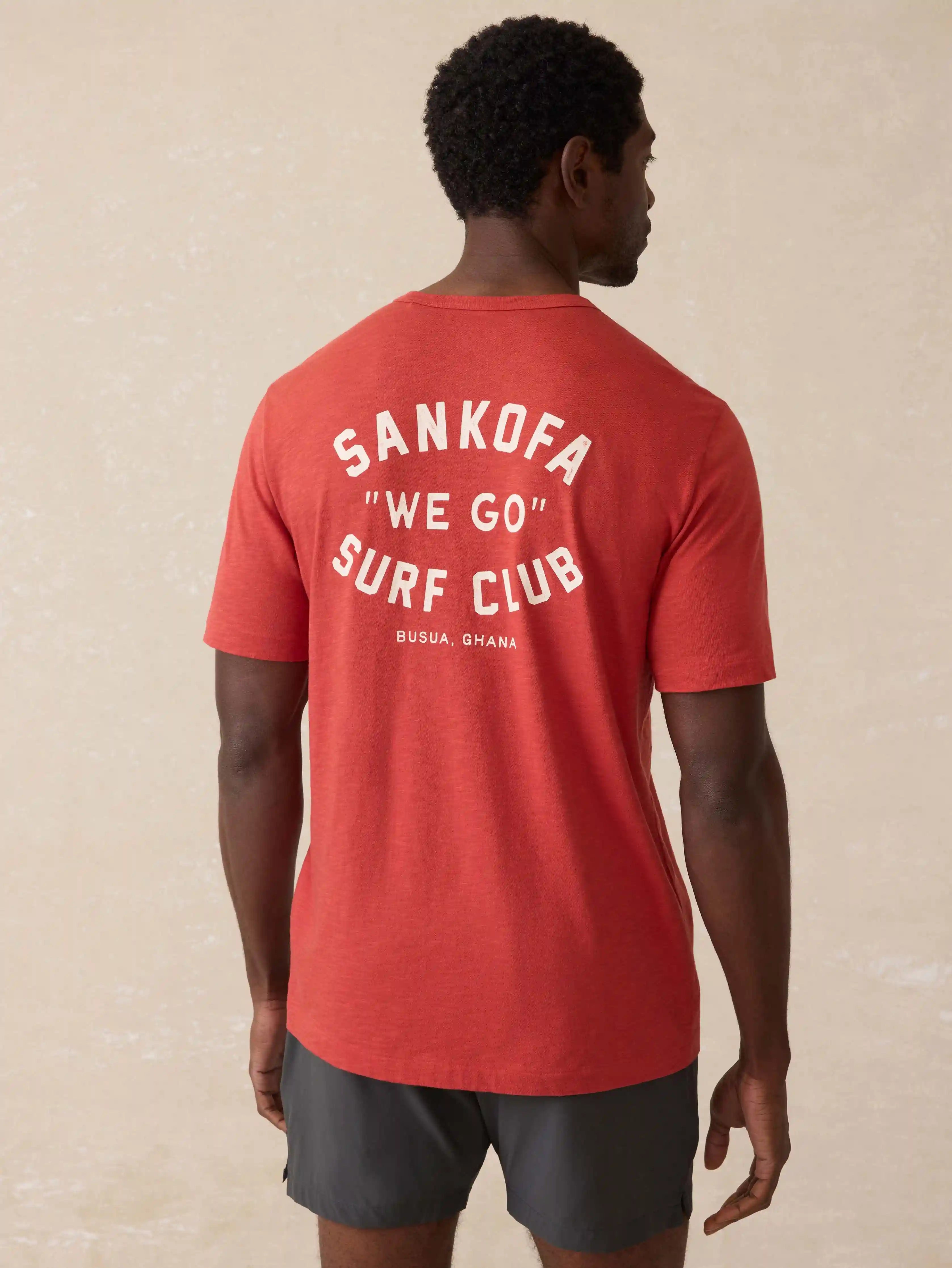 Surf Ghana Short-Sleeve Logo Graphic Tee - Cavern Clay