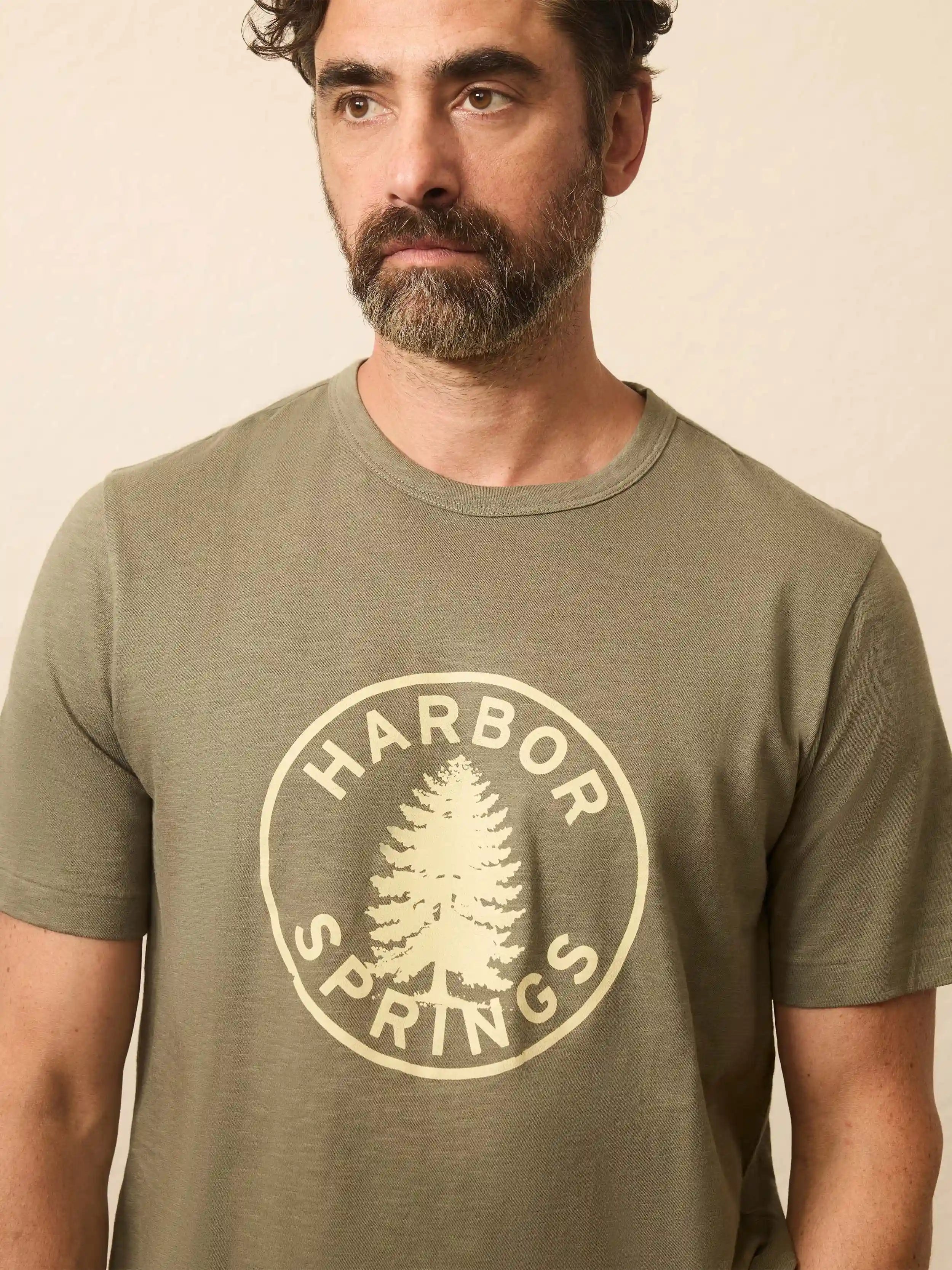Sunwashed Graphic Tee - Light Pine