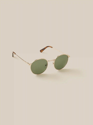 Lennox Sunglasses - Brushed Gold