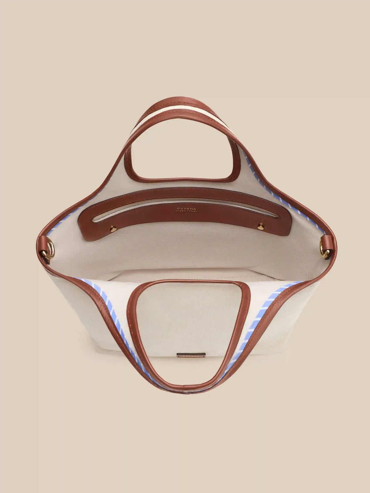 Cuyana For Faherty Canvas Mini System Tote - Natural