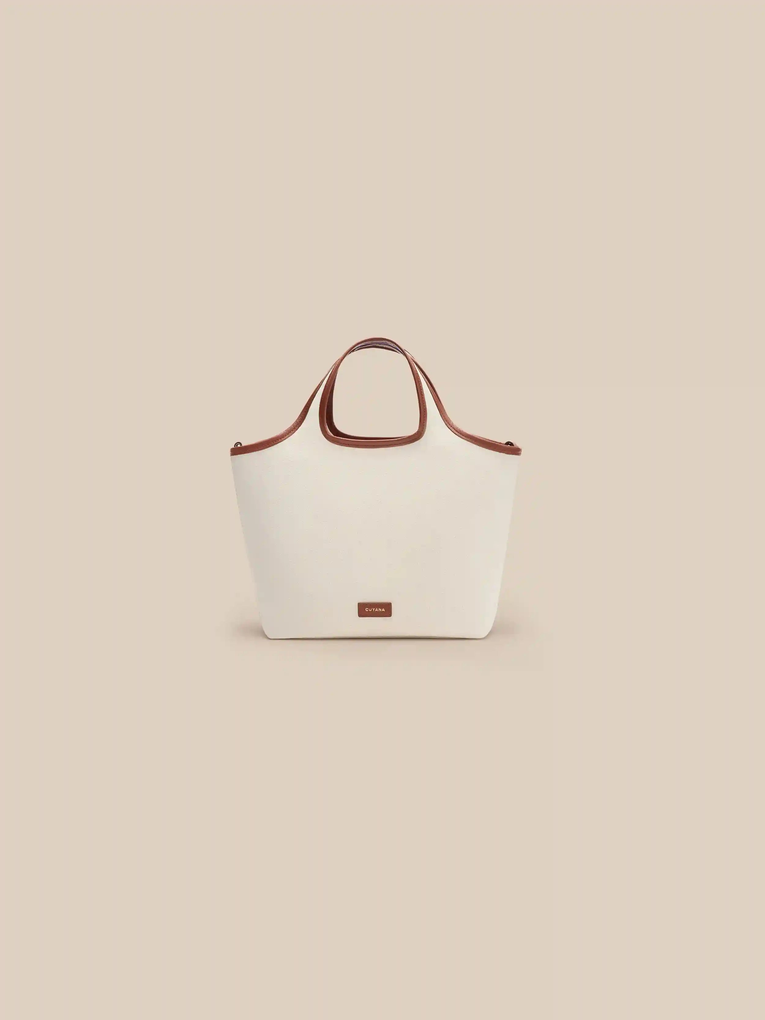 Cuyana For Faherty Canvas Mini System Tote - Natural