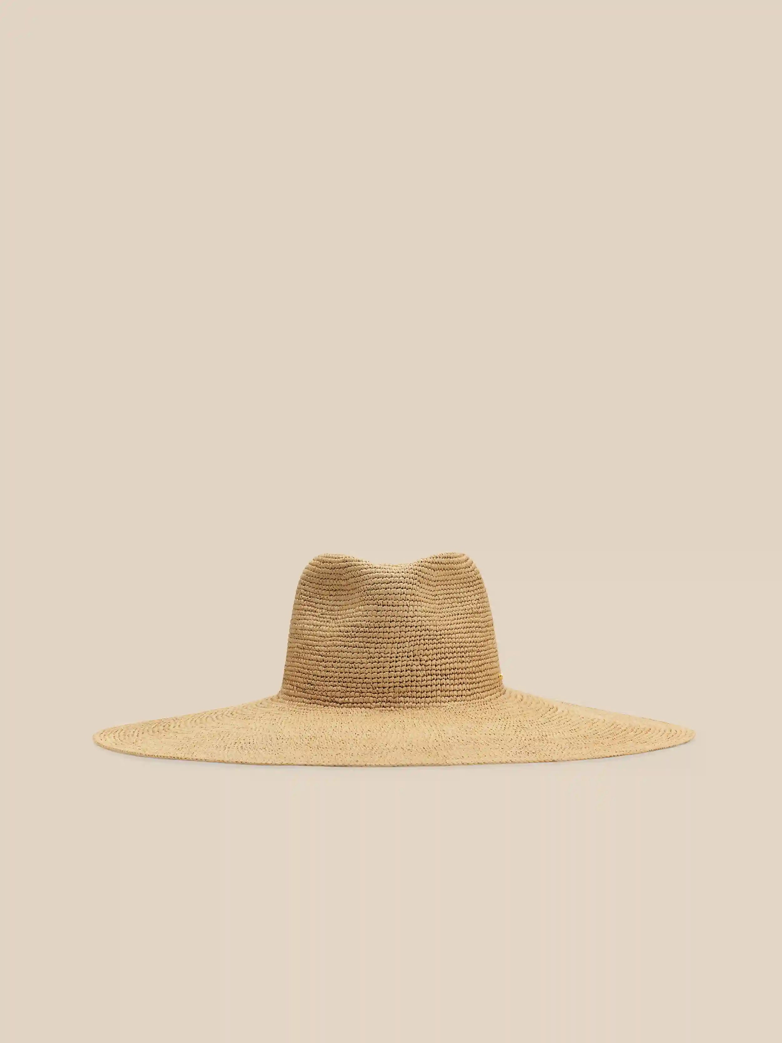 Cuyana For Faherty Beach Hat - Dark Natural