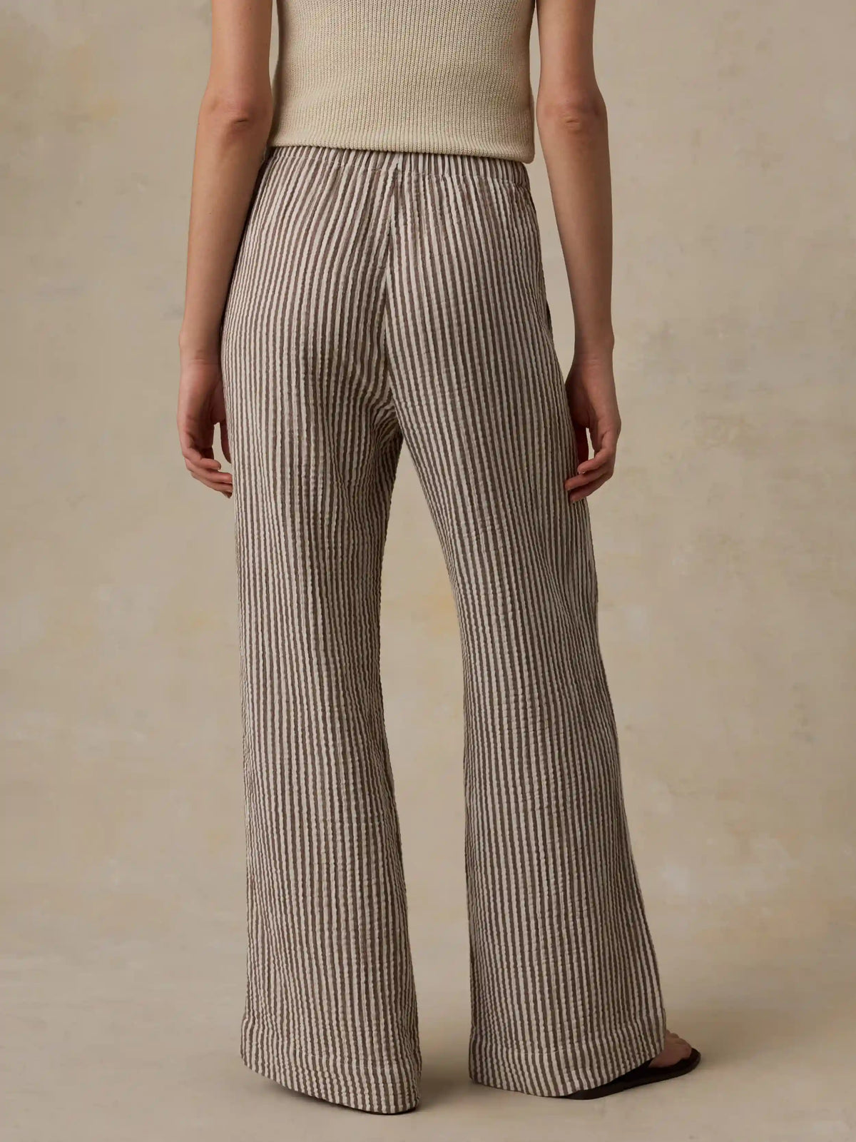 Dune Cotton Gauze Laidback Pant - Mocha Mist