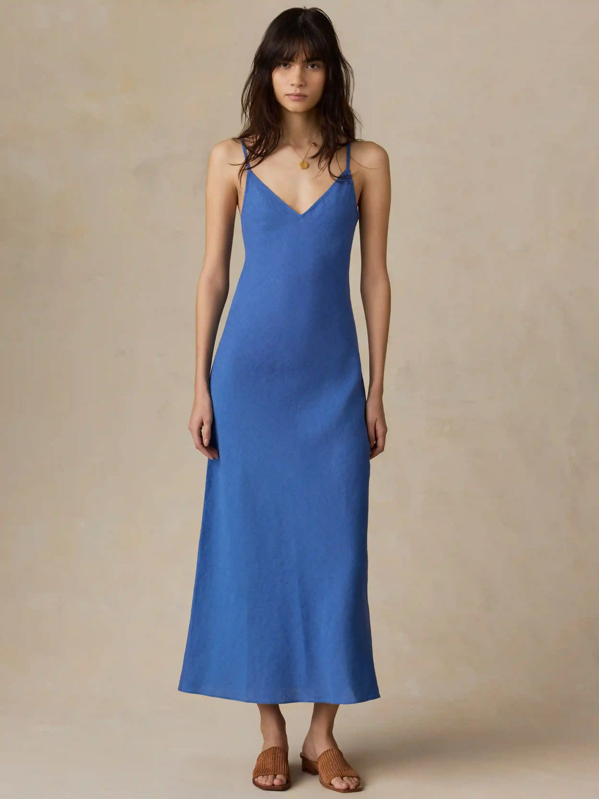 Mia Slip Dress - Paradise Blue