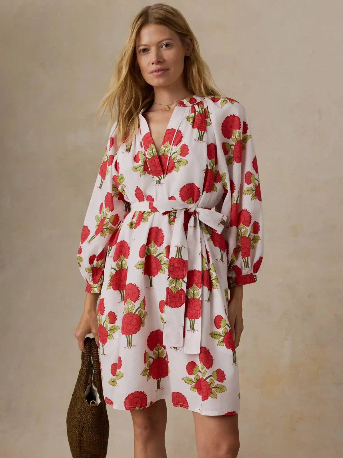 Voile Kaia Mini Dress - Bloom Poem