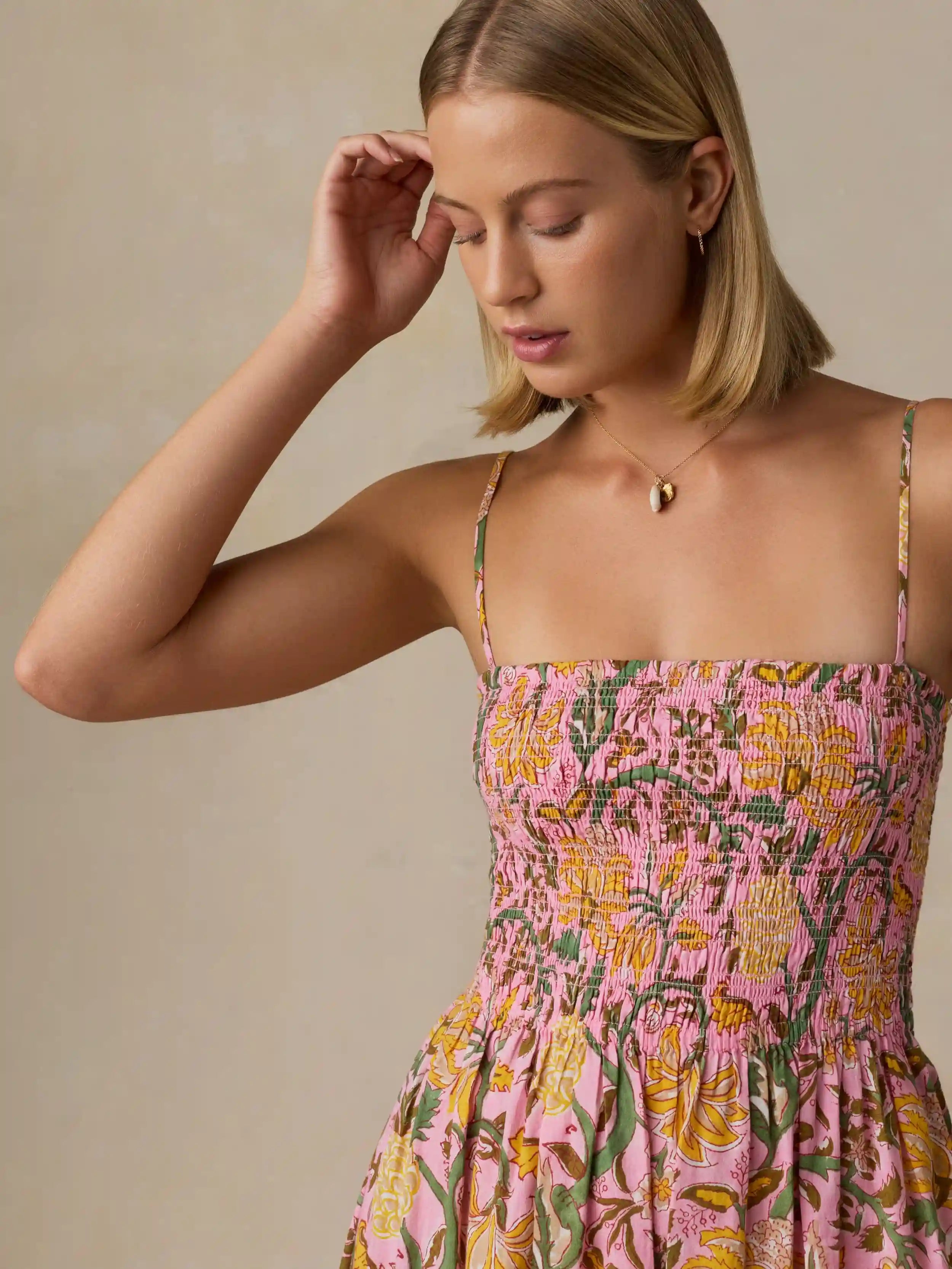 Voile Lucia Dress - Blossom Serenade