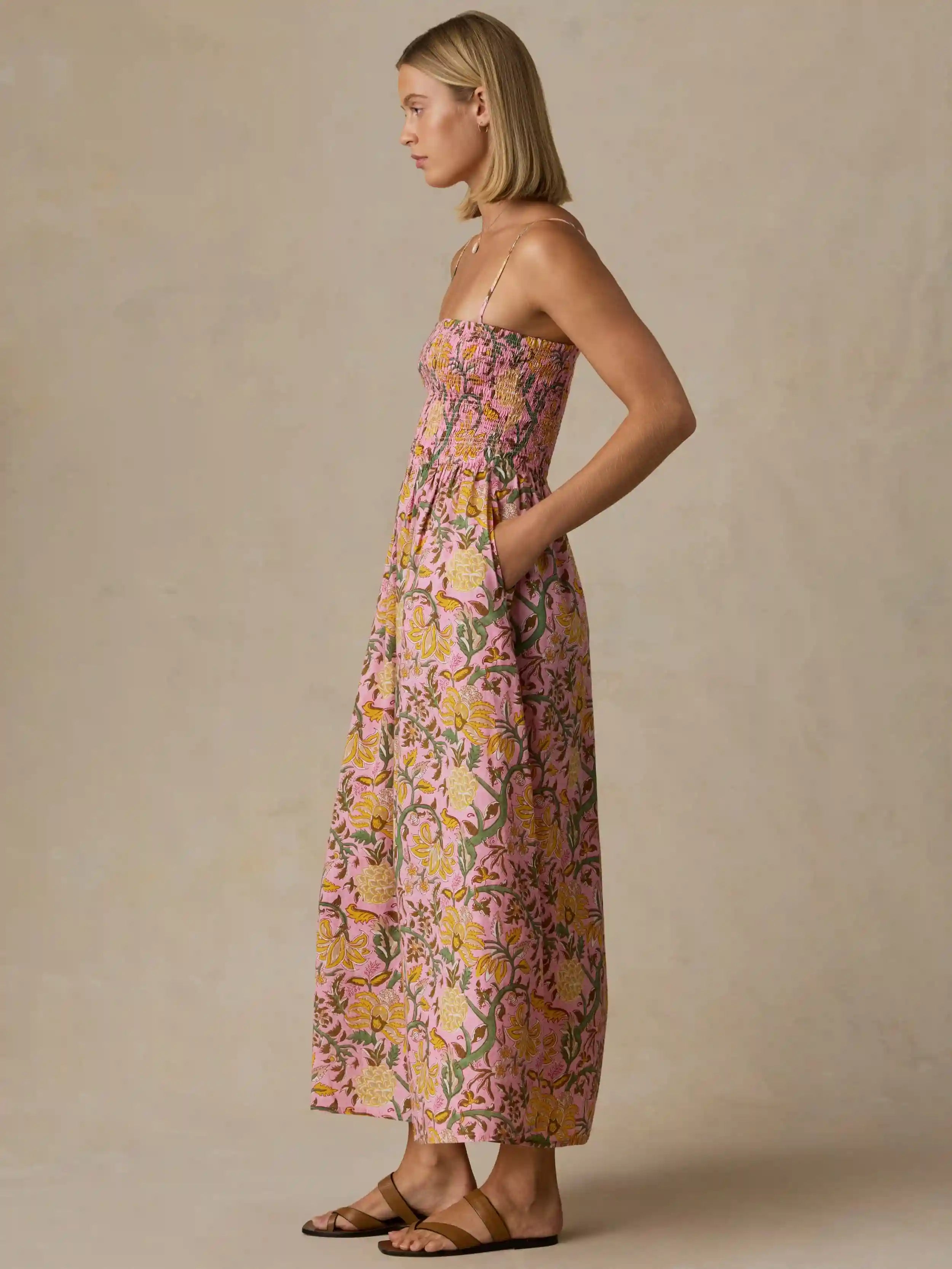 Voile Lucia Dress - Blossom Serenade