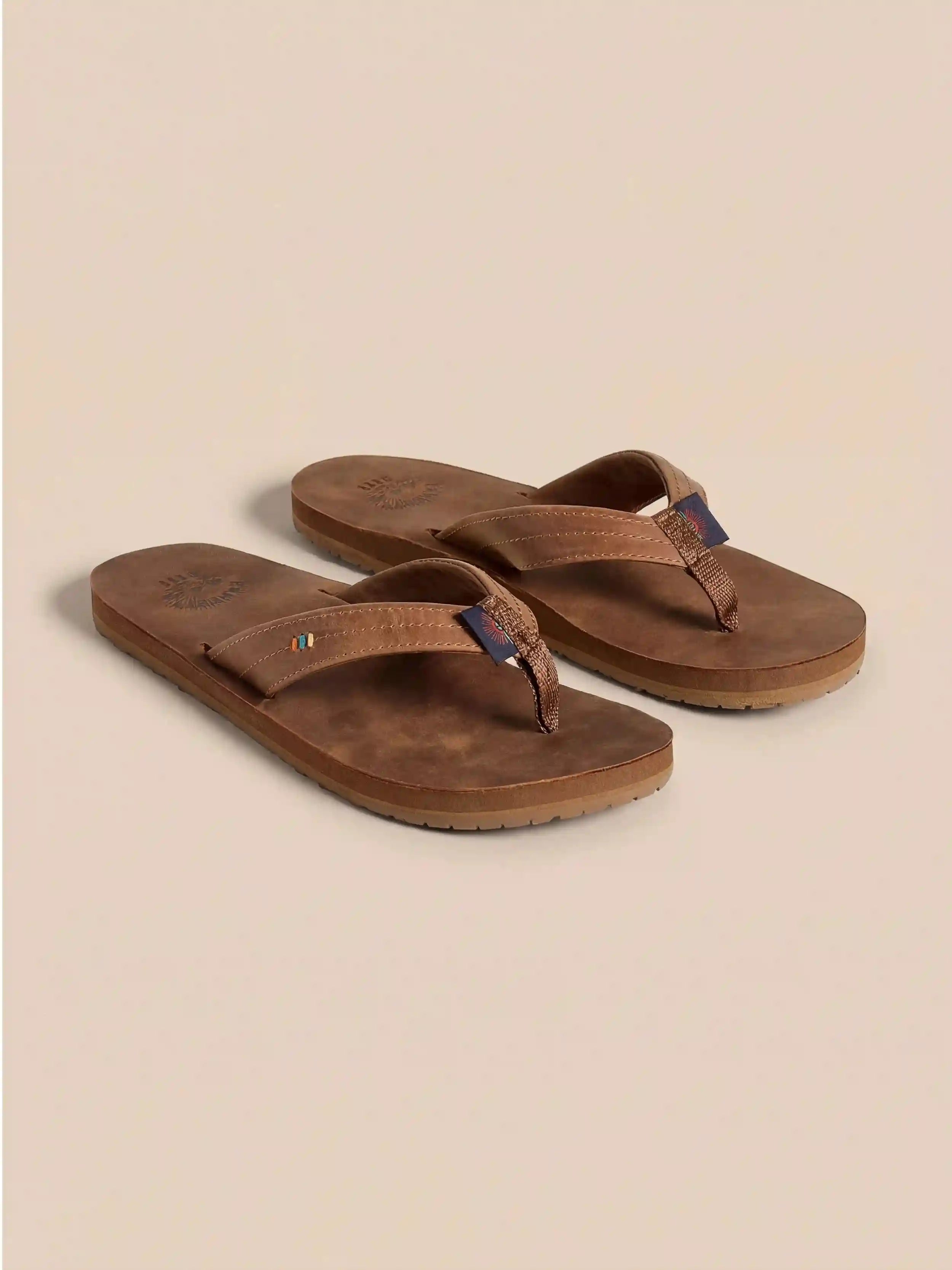Faherty X REEF Drift Away Flip Flop - Dark Brown