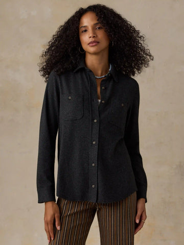 Legend™ Sweater Shirt - Heathered Black Twill