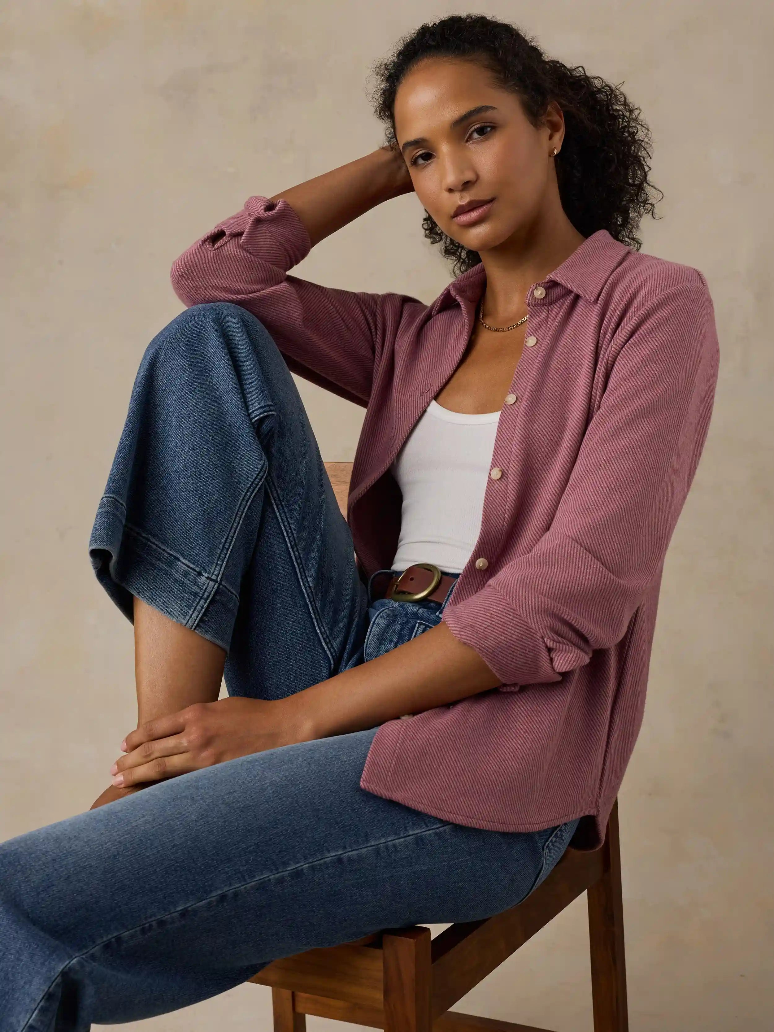 Legend™ Sweater Classic Shirt - Rose Twill