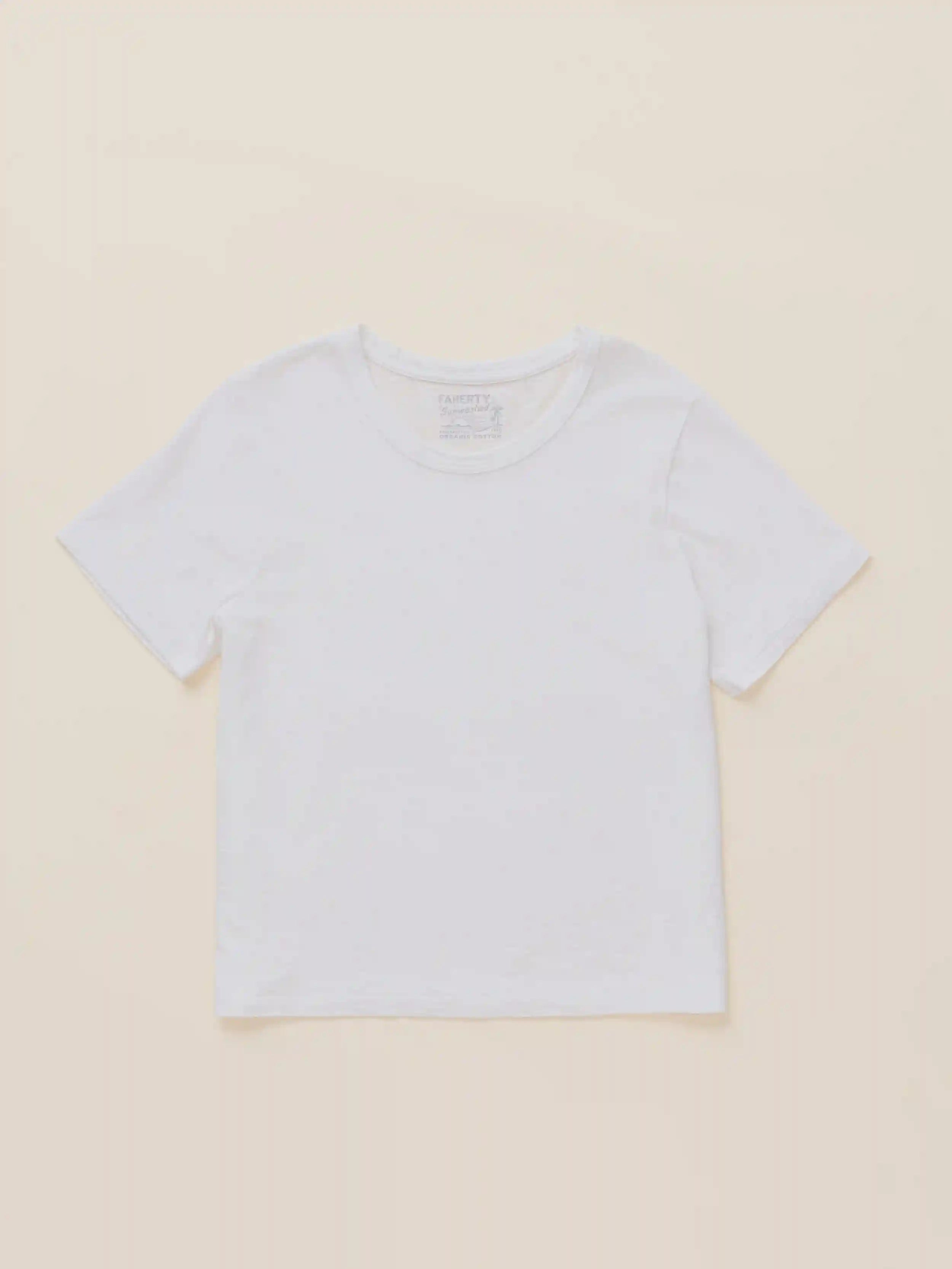 Sunwashed Regenerative Tee - White