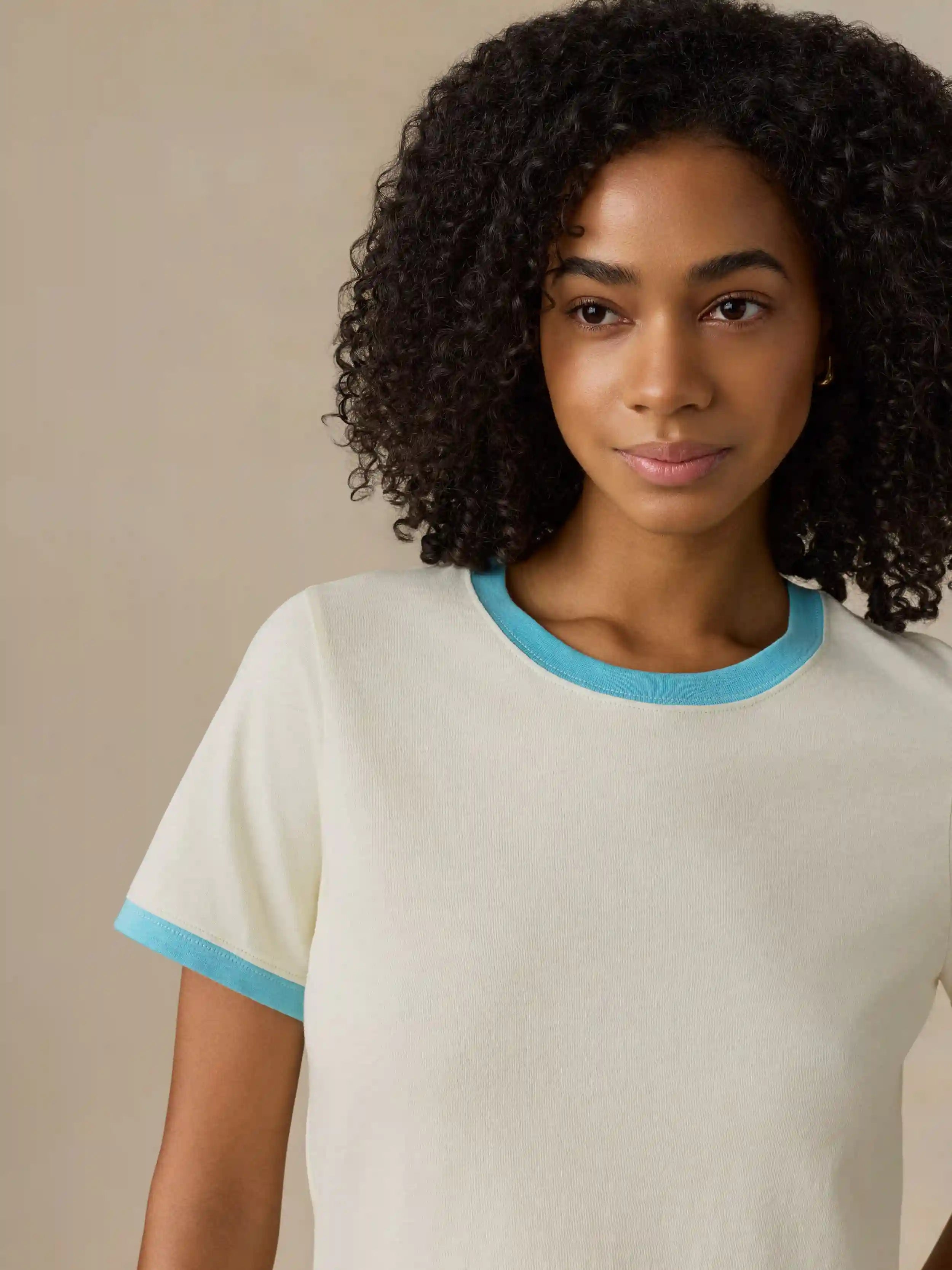 Sunwashed Regenerative Tee - Lemon Sorbet