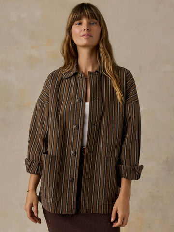 Twill Tide Chore Jacket - Maple Cove Stripe