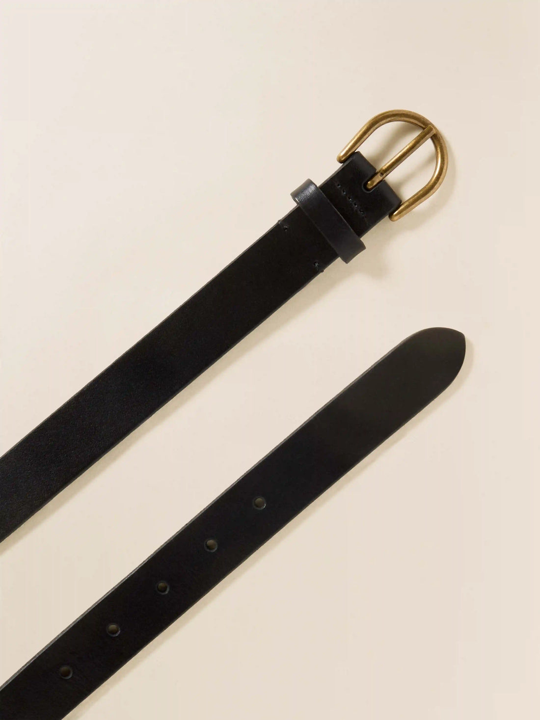 East End Leather Belt - Black