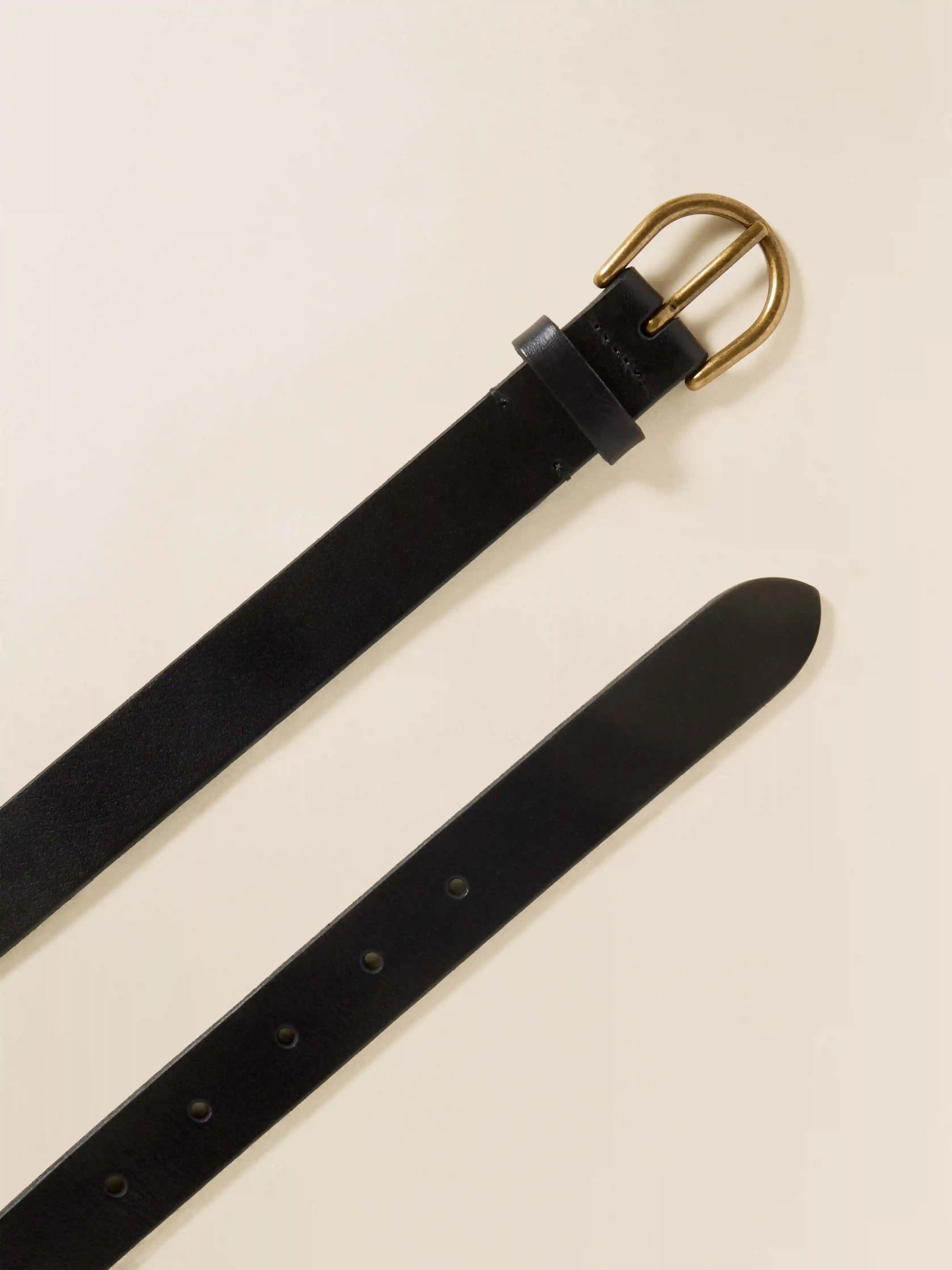 East End Leather Belt - Black