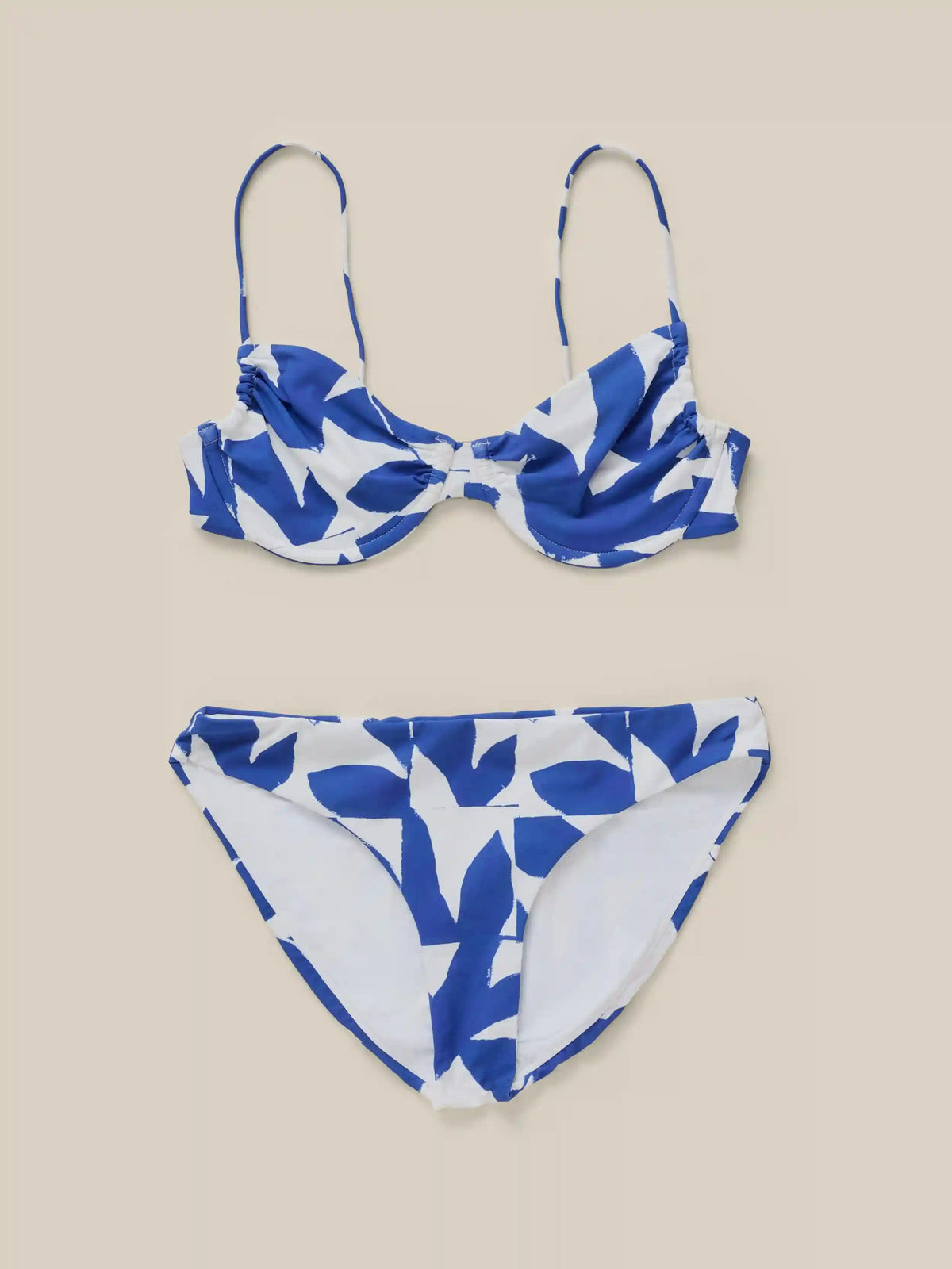 Soleil Top - Summer Leaves Blue