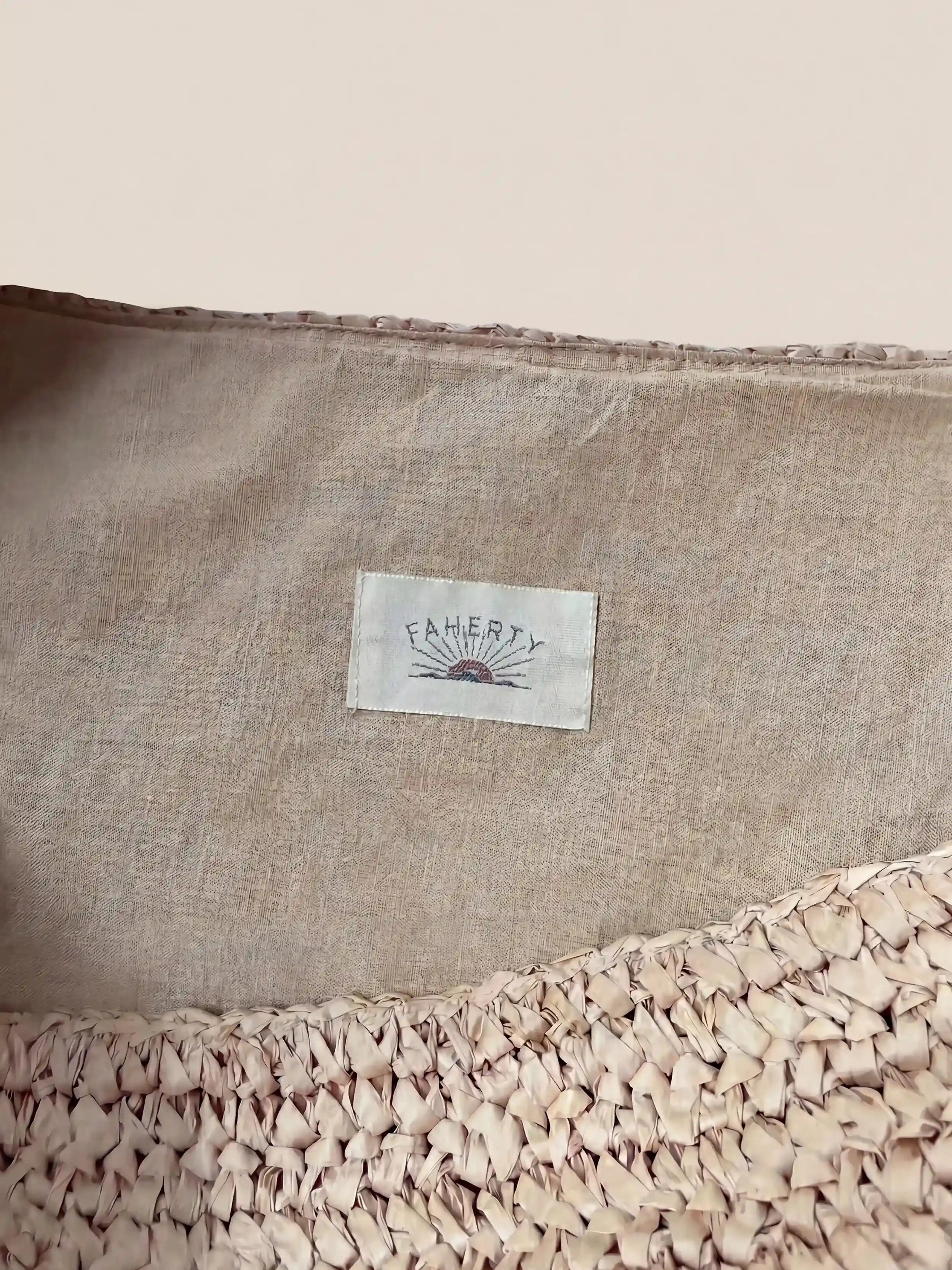 Straw Palm Beach Tote - Toasted Natural